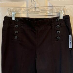 NWT Larry Levine Black Pants
